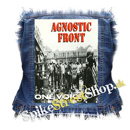 AGNOSTIC FRONT - One Voice - chrbtová nášivka
