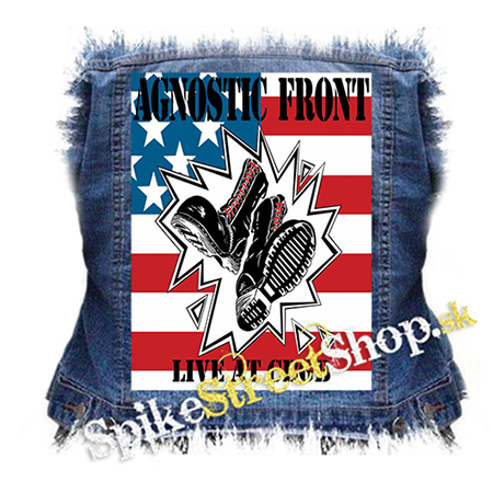AGNOSTIC FRONT - Live At CBGB - chrbtová nášivka