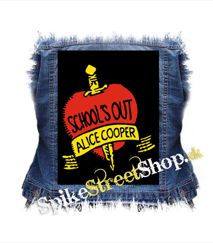 ALICE COOPER - School's Out (2) - chrbtová nášivka