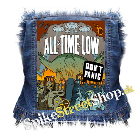 ALL TIME LOW - Don't Panic - chrbtová nášivka