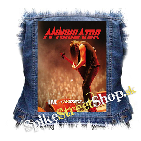ANNIHILATOR - Live at Masters of Rock - chrbtová nášivka