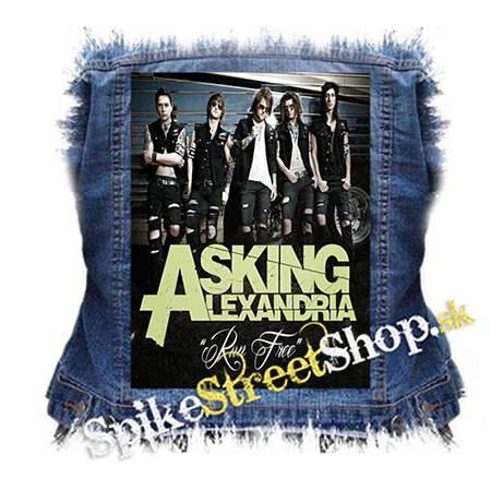 ASKING ALEXANDRIA - Run Free Poster - chrbtová nášivka