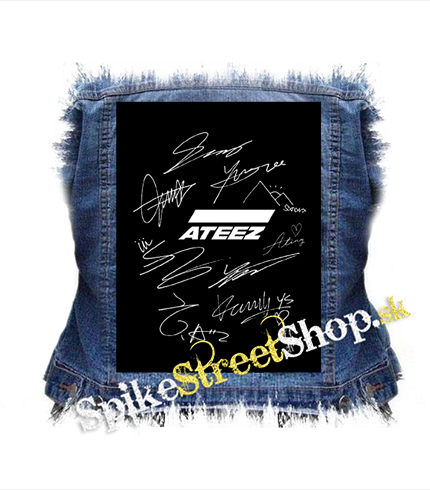 ATEEZ - Logo & Signature - chrbtová nášivka