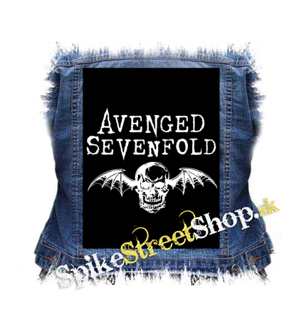 AVENGED SEVENFOLD - Logo A7X Skull - chrbtová nášivka