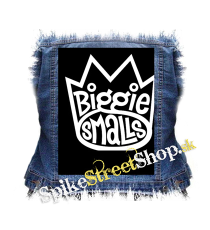 BIGGIE SMALLS - Logo - chrbtová nášivka