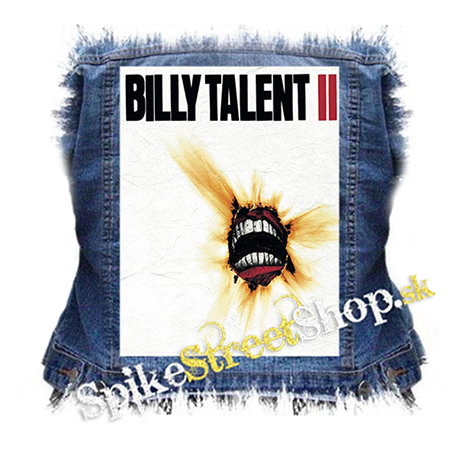 BILLY TALENT - Billy Talent II - chrbtová nášivka