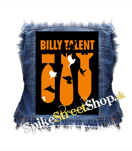 BILLY TALENT - Bombs Orange - chrbtová nášivka