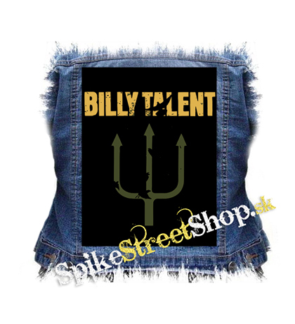 BILLY TALENT - Logo Yellow Green - chrbtová nášivka