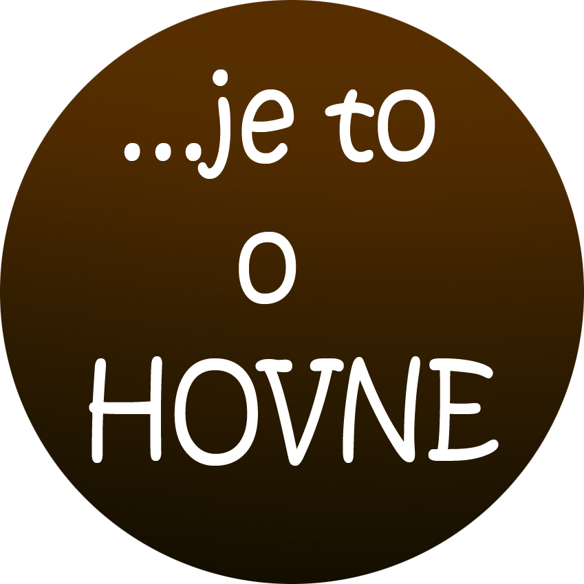 JE TO O HOVNE - odznak
