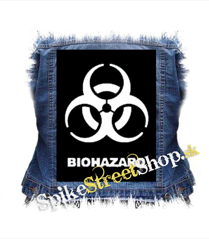 BIOHAZARD - Logo - chrbtová nášivka