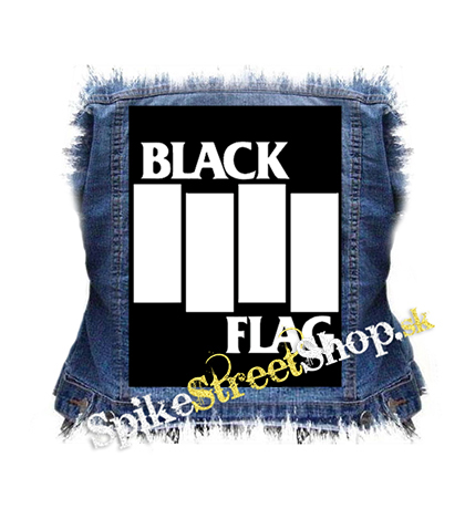 BLACK FLAG - Logo Crest - chrbtová nášivka