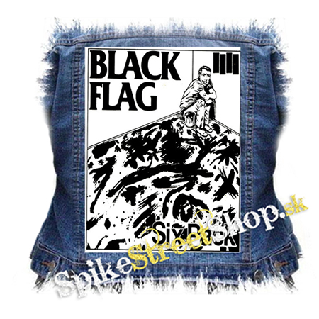BLACK FLAG - Six Pack - chrbtová nášivka