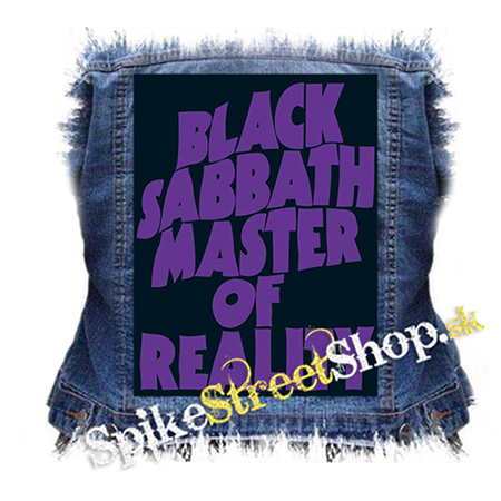BLACK SABBATH - Master Of Reality - chrbtová nášivka