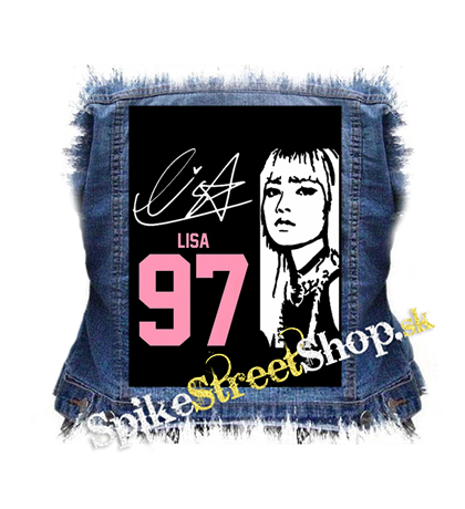 BLACKPINK - Lisa 97 Signature Portrait - chrbtová nášivka