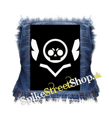 BRAWL STARS - Skull - chrbtová nášivka