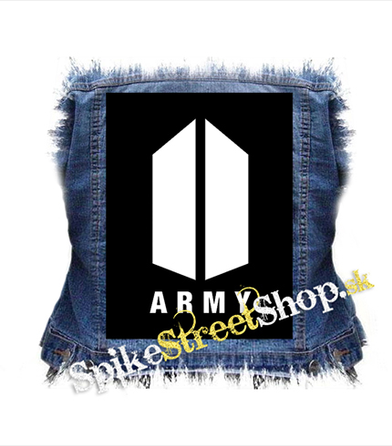 BTS - BANGTAN BOYS - Army Logo - chrbtová nášivka