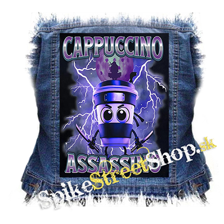 CAPPUCCINO ASSASSINO - Poster Motive 5 NA CIERNE - chrbtová nášivka