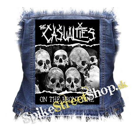 CASUALTIES - On The Front Line - chrbtová nášivka