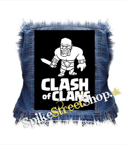 CLASH OF CLANS - Barbarian Logo - chrbtová nášivka
