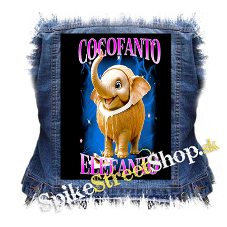 COCOFANTO ELEFANTO - chrbtová nášivka