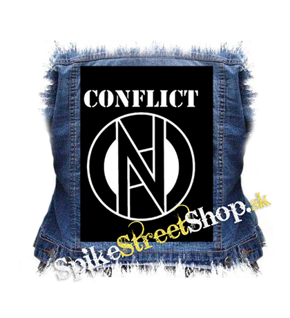 CONFLICT - Logo Crest - chrbtová nášivka