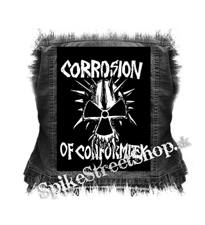 CORROSION OF CONFORMITY - Logo Skull  (2) - chrbtová nášivka