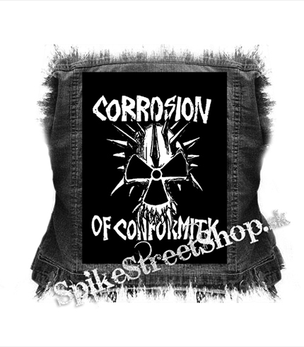 CORROSION OF CONFORMITY - Logo Skull - chrbtová nášivka