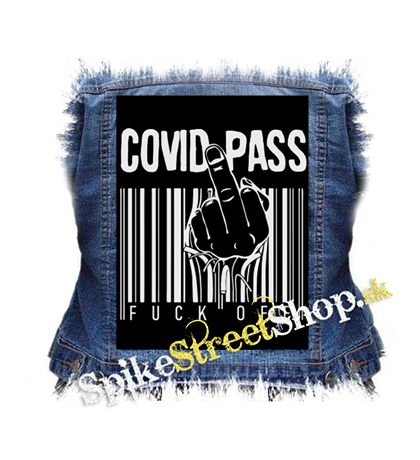 COVID PASS - chrbtová nášivka