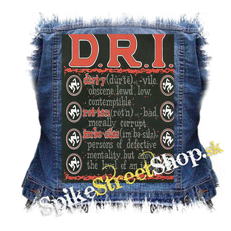 D.R.I. - Definition - chrbtová nášivka