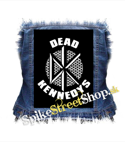 DEAD KENNEDYS - White Logo - chrbtová nášivka