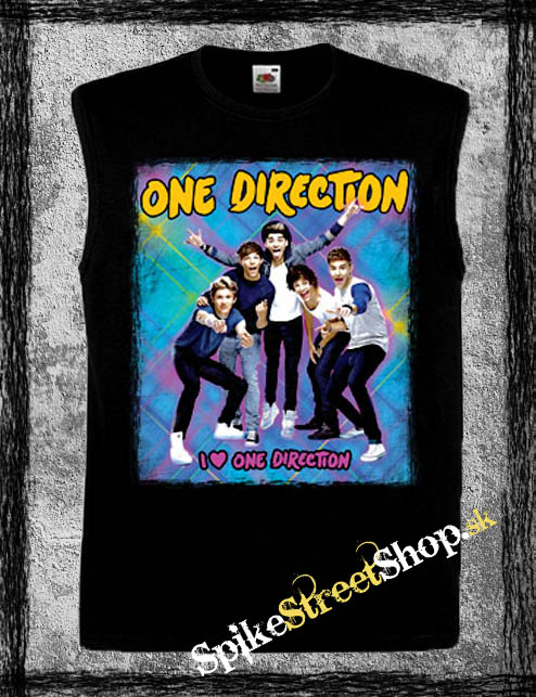 ONE DIRECTION - Jump - čierne pánske tričko bez rukávov