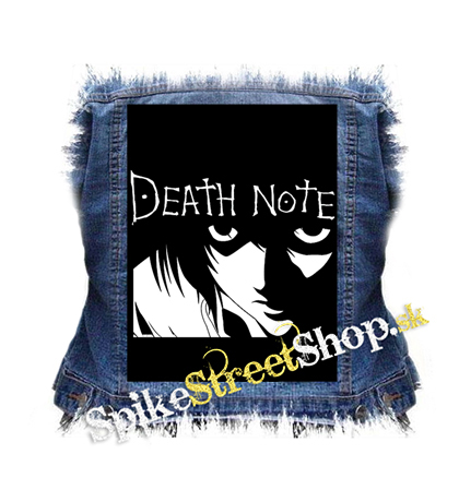 DEATH NOTE - Logo And Portrait - chrbtová nášivka