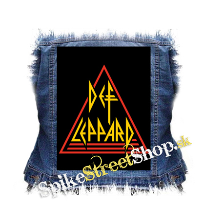DEF LEPPARD - Color Logo - chrbtová nášivka