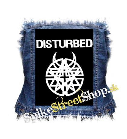 DISTURBED - Logo - chrbtová nášivka