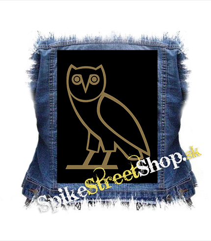 DRAKE - OWL SYMBOL - chrbtová nášivka