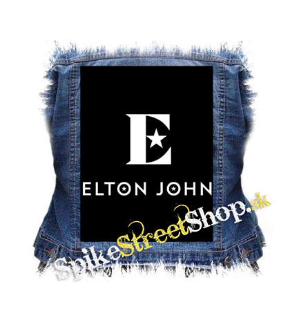 ELTON JOHN - Logo Star - chrbtová nášivka