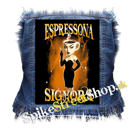 ESPRESSONA SIGNORA - chrbtová nášivka