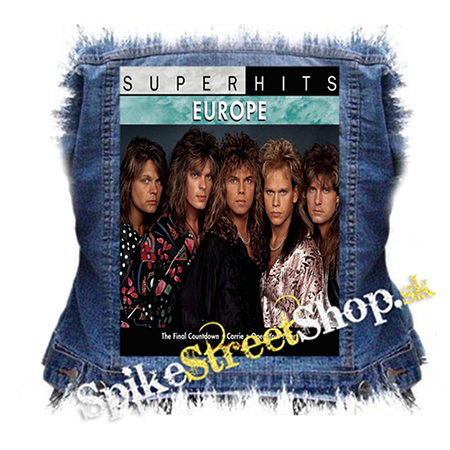 EUROPE - Super Hits Poster - chrbtová nášivka