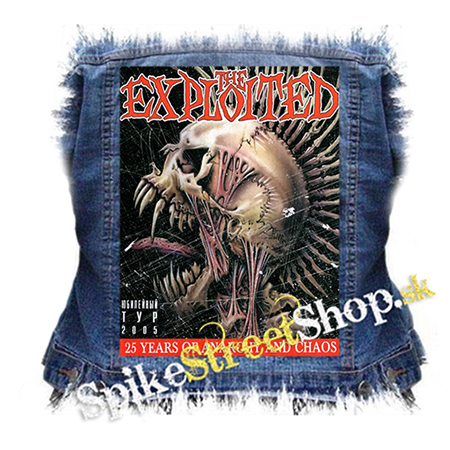 EXPLOITED - 25 Years of Anarchy and Chaos. Live In Moscow - chrbtová nášivka