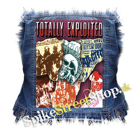 EXPLOITED - Totally Exploited - Live Lewd Lust - chrbtová nášivka