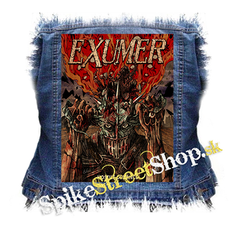 EXUMER - Hostile Defiance - chrbtová nášivka