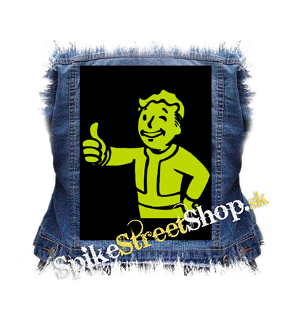 FALLOUT - Vault Boy Green - chrbtová nášivka