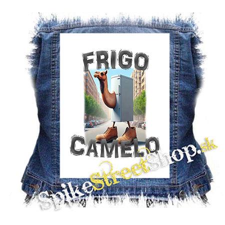 FRIGO CAMELO na BIELE - chrbtová nášivka