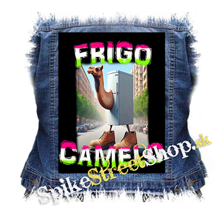 FRIGO CAMELO na CIERNE - chrbtová nášivka