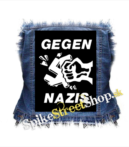 GEGEN NAZIS - chrbtová nášivka