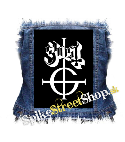 GHOST - Logo - chrbtová nášivka