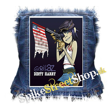GORILLAZ - Dirty Harry - chrbtová nášivka