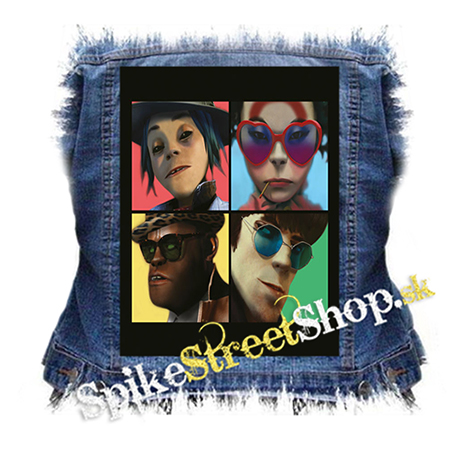GORILLAZ - Humanz - chrbtová nášivka