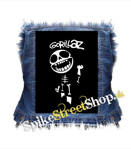 GORILLAZ - Logo plus BONESY - chrbtová nášivka