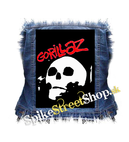 GORILLAZ - Skull - chrbtová nášivka